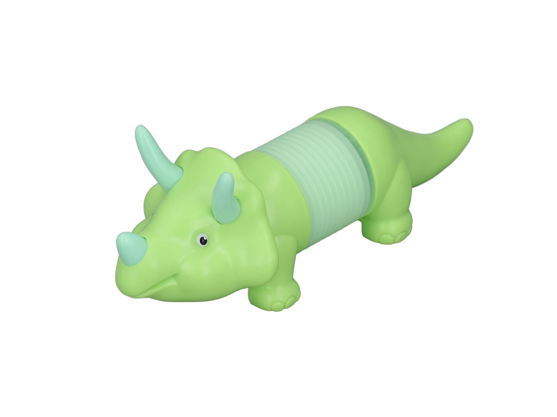 Rebe-brinquedo De Dinossauro Esticável Para Aliviar O Estresse, Durável Em Plástico, Cor Verde Claro, Divertido E Funcional Para Crianças