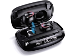 Auriculares Sem Gusgu Hifi Stereo Sound Tech In YEMAESRE True Wireless Bluetooth Impermeable Negro