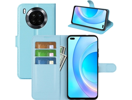 Funda Huawei Nova 8i Libro (Azul)