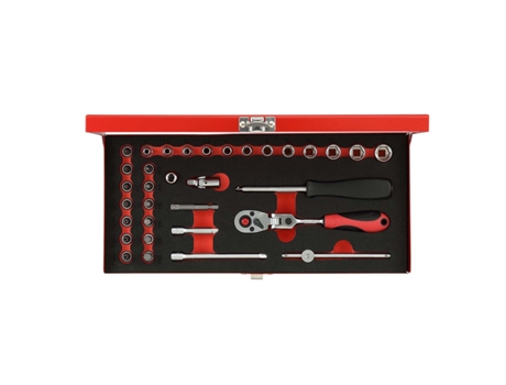 Juego De Llaves De Vaso 1/4, 4 GEDORE RED R49044033 13 Mm, 33 Piezas (3300004)