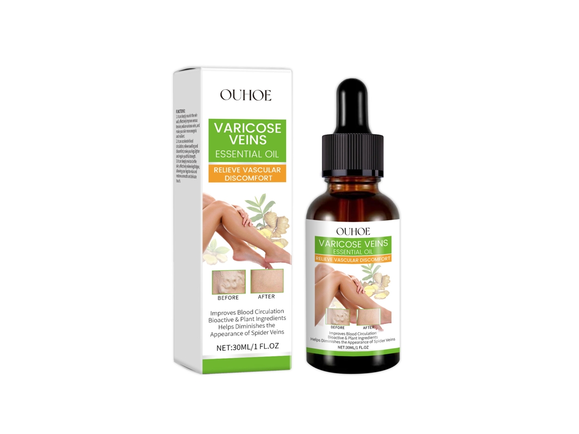 Aceite esencial para el cuidado rápido de las piernas