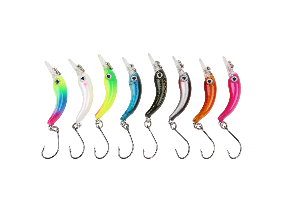 Luya Fishing Lures, Cebos Artificiales Duros Que Se Hunden Con Anzuelos De Acero Inoxidable, Wobblers, Accesorios De Pesca