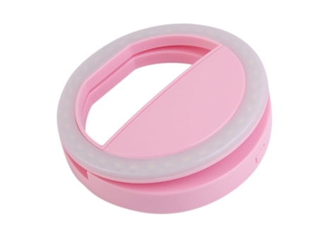 Aro de Luz SLOWMOOSE Flash Light para iPhone/Samsung Rosa