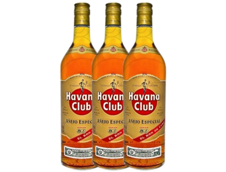 Rum HAVANA CLUB Havana Club 5 Anos (1 L - 3 unidades)