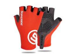 (naranja Xl) Guantes De Ciclismo Medianos, Unisex, Con Acolchado De Espuma, Transpirables Y Que Absorben La Humedad.
