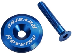 Componente de Bicicleta REVERSE COMPONENTS Reverse Ahead Cap Withcrew (Azul)