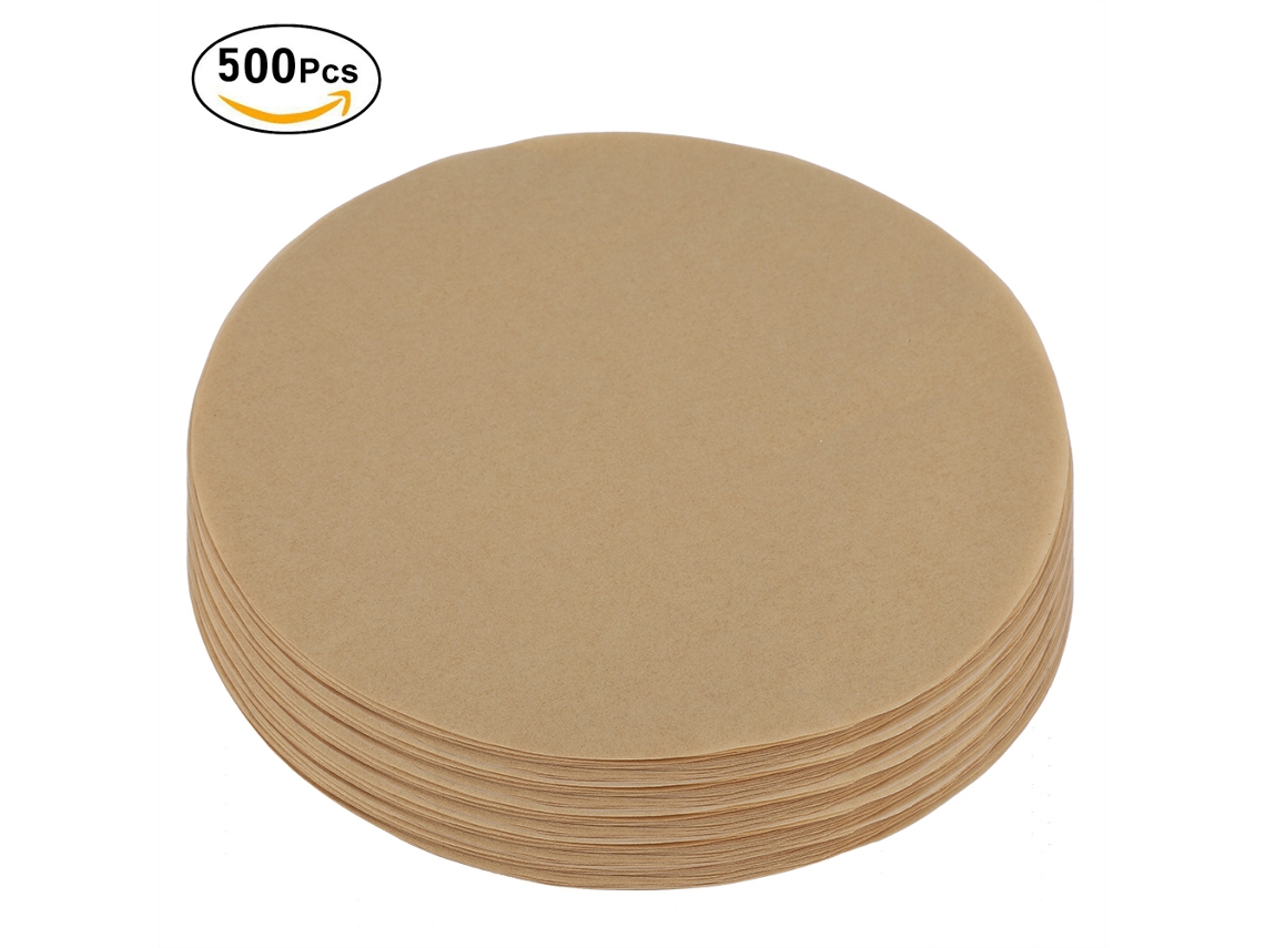 500 hojas redondas de papel antiadherente para barbacoa, 23 cm, papel de aluminio para parrilla