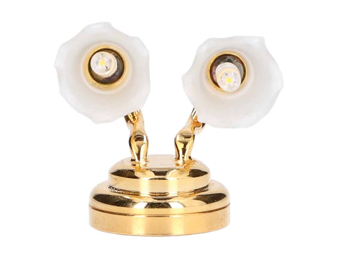 -lámpara De Pared Miniatura Led Para Casa De Muñecas 1:12 Con Interruptor Accesorio Decorativo