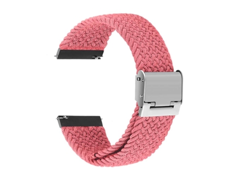 Correa Pulsera Trenzada Flexible para Garmin Forerunner 255S Music Rosa