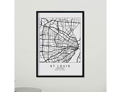 Poster NACNIC Mapa de St Louis (A3)