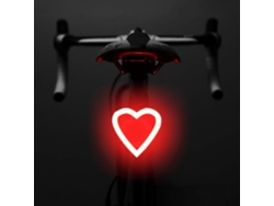 Luz Trasera Bici Recargable Antirrobo, Mando Distancia Señales Dirección/luz Freno, Automática, Impermeable