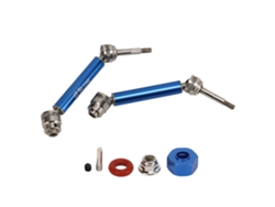 Eje Trasero Cvd De Acero Y Aluminio De 12 Cm Para Traxxas Slash 1/10 Azul