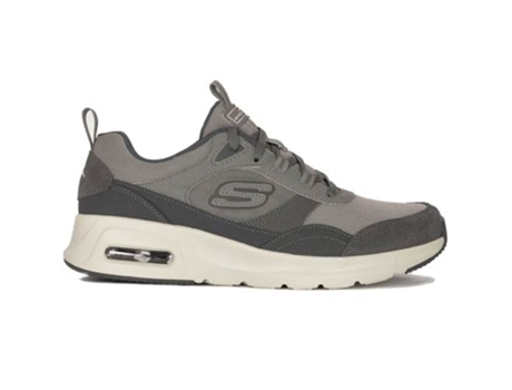Zapatos de Hombre SKECHERS Piel Gris (45)