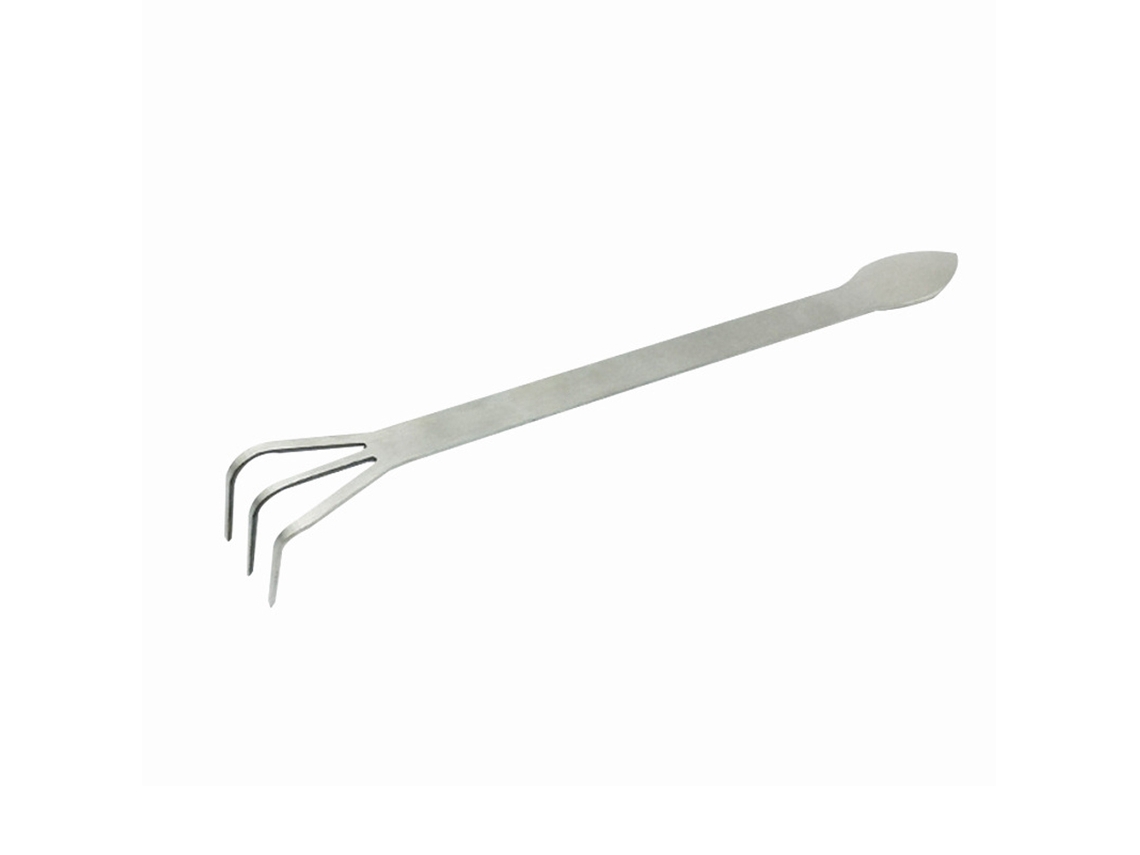 Enredadera De Acero Inoxidable Con 3 Púas Y Mango Ergonómico Para Plantas.