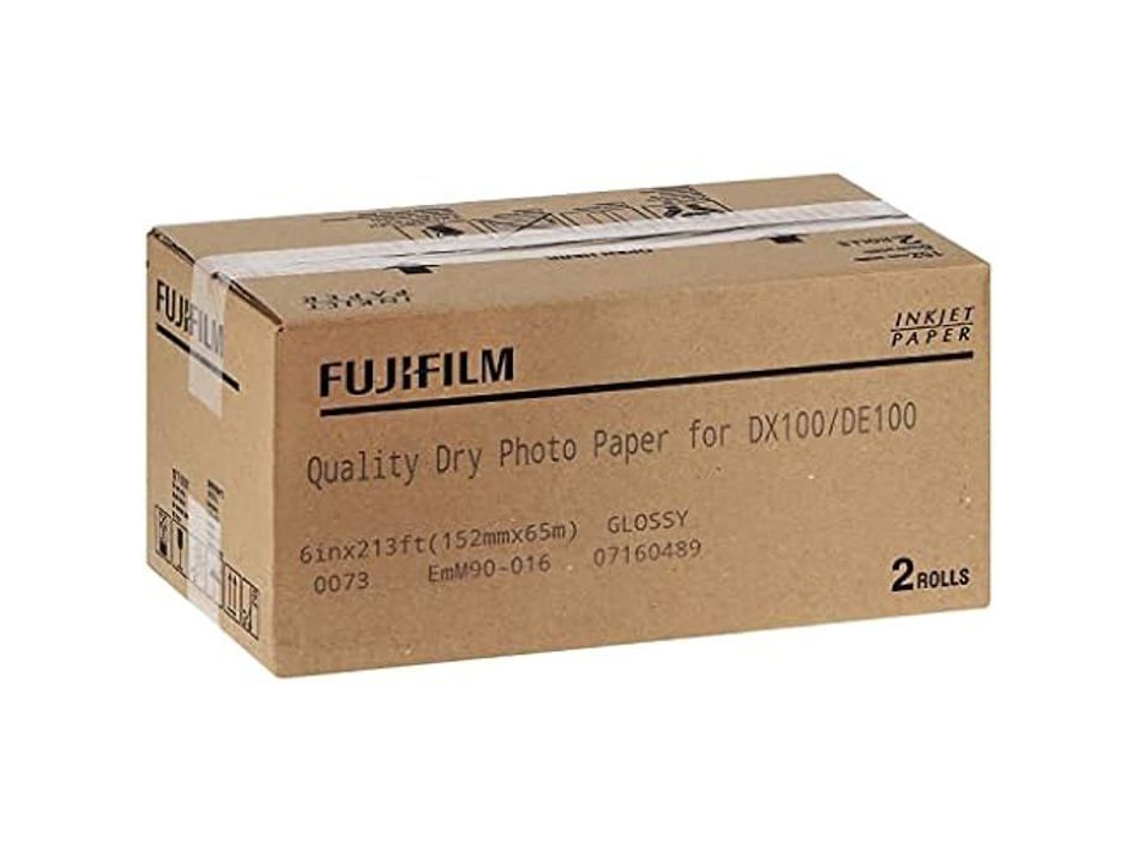 Papel fotográfico - Fujifilm - DL - 230 g - 152 mm x 65 m - Brillo
