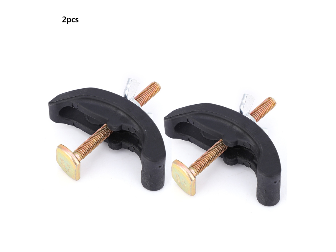 Juego de 2 placas de arco de plástico y metal para máquina de grabado