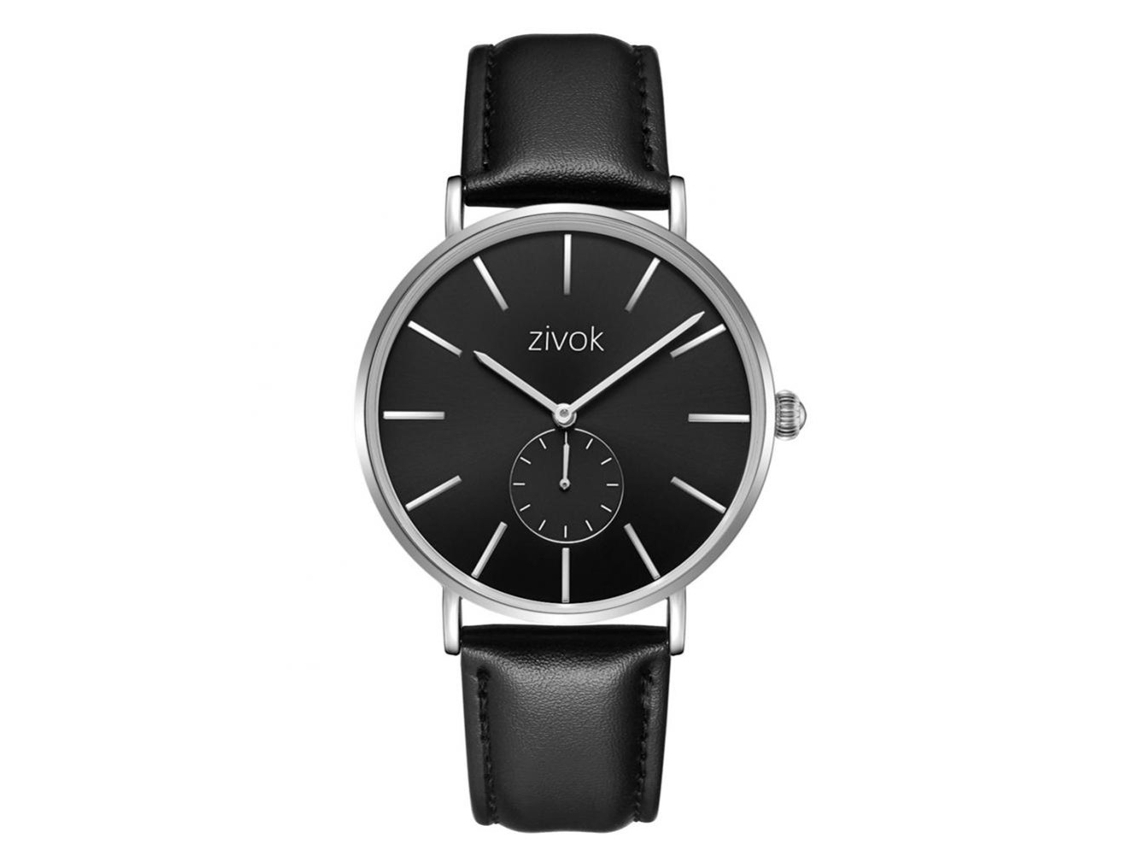 Reloj Unisex Zivok Moda Simple Dial Redondo Movimiento De Cuarzo Para Hombre Y Mujer