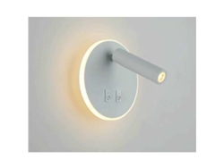 Lámpara De Pared De Dormitorio Led Estilo Chino Nuevo Foco Giratorio Luz Cálida Para Hotel Pasillo Sala