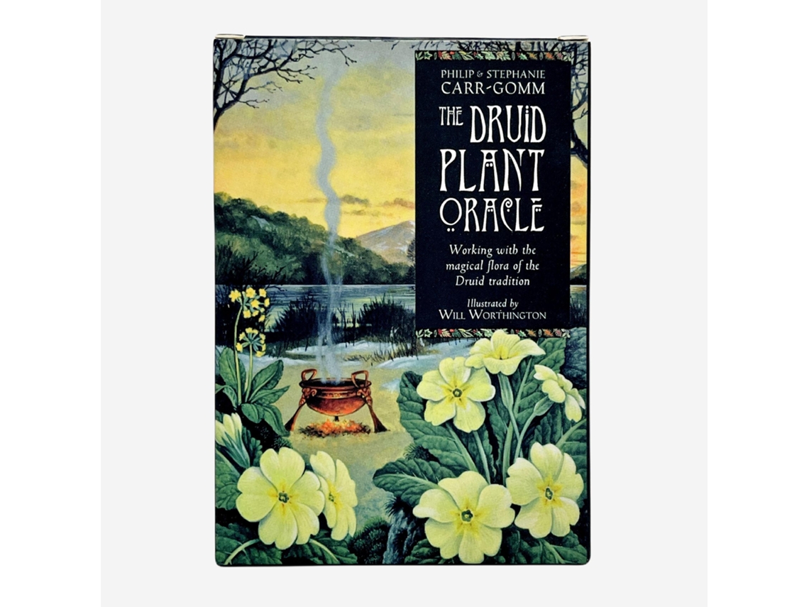 Nueva Versión En Inglés Del Juego De Cartas Druid Plant Oracle.