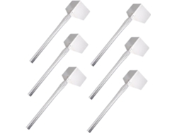 Juego De 6 Piezas De Llana De Acero Inoxidable Para Esquinas Exteriores, Ideal Para Enlucir Paredes, Esquinas Y Paneles De Yeso - Diseño Ergonómico