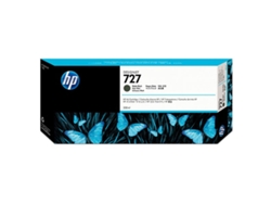 Cartucho de Tinta Original HP 727 de 300 Ml C1Q12A  Negro Mate  para DesignJet T1500, T1530, T2500, T2530, T920, T930