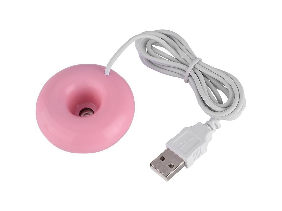 Mini Humidificador De Aire Usb Portátil Con Forma De Rosquilla Para Coche, Viajes, Hogar, Oficinas, Etc.