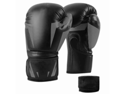 Luvas De Boxe Com Suporte De Punho Respiráveis Para Treino De Boxe Muay Thai E Kickboxing