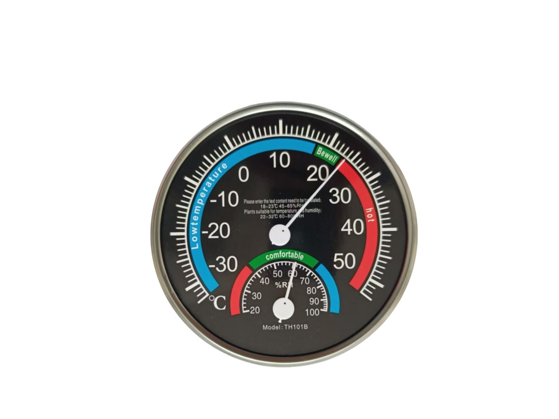Monitor de temperatura y humedad para el control del clima interior, mediciones precisas y confiables con escala de fácil lectura, termómetro higrómetro Pa