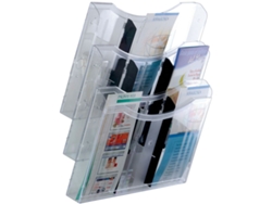 Expositor ARCHIVO 2000 Archiplay De pared Din A4 Transparente Horizontal 3 Compartimentos