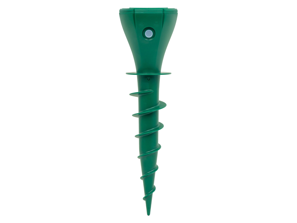 Estaca repelente de animales impermeable, repelente de ardillas con energía solar con vibración electrónica y modos repelentes ultrasónicos, Es