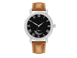 Reloj De Pulsera Analógico De Cuarzo Para Hombre, De Aleación, Con Esfera Redonda Y Estilo Moderno.