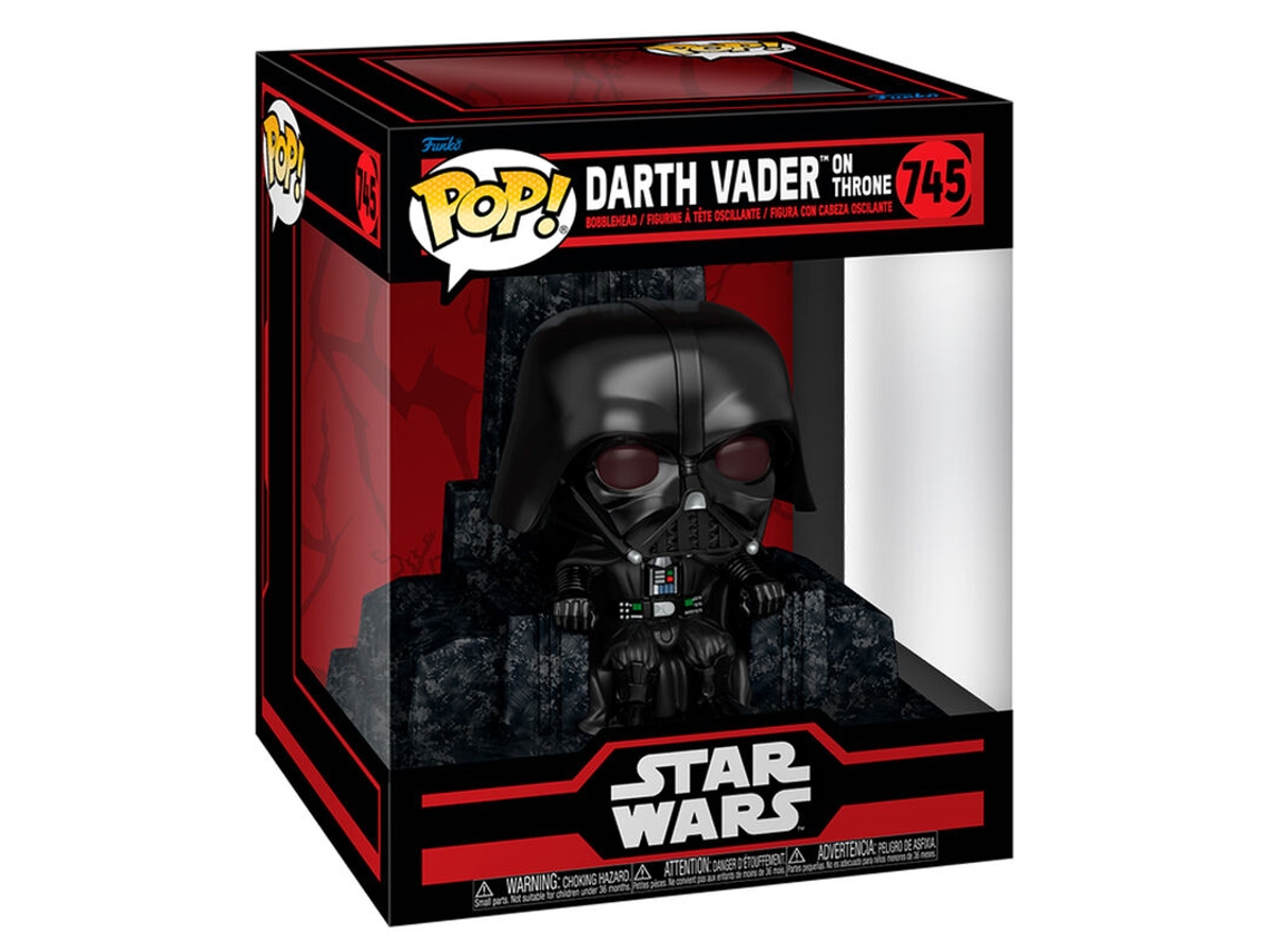 Figura Pop Deluxe Star Wars Darth Vader En El Trono B.active