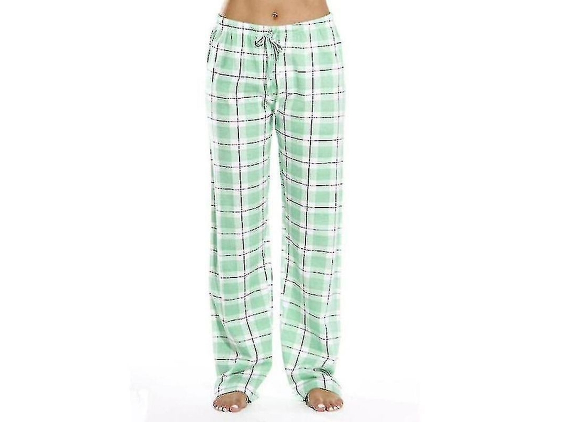 Pantalones De Pijama De Franela A Cuadros Suaves Para Hombre De Bvo: Comodidad Y Estilo Con Bolsillo Y Cordón Ajustable.
