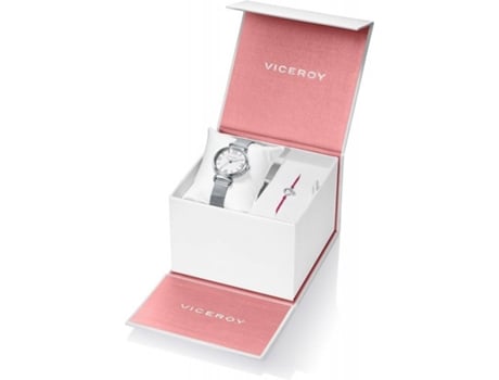 Conjunto de Reloj y Pulsera VICEROY Infantil Mujer (Acero - Plateado)