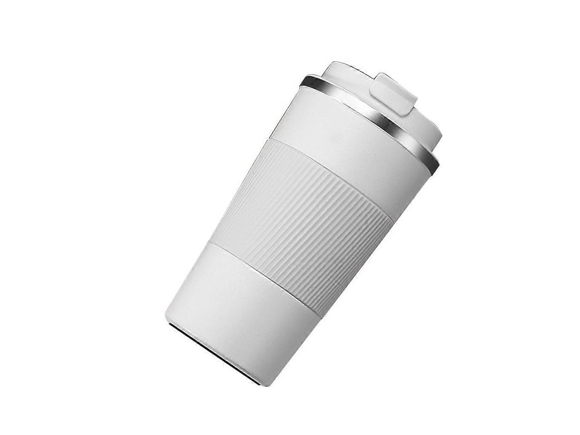 Botella térmica de café de acero inoxidable de doble capa para el hogar, la oficina y los viajes, color blanco Ly Ebike