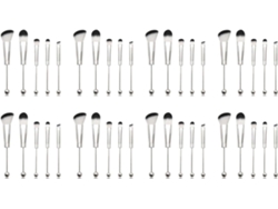 Kit De Maquillaje Diy Con 8 Brochas De Silicona Con Cuentas Para Manualidades.