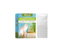 Parche para pies con extracto vegetal suave que alivia la fatiga y limpia la piel.