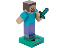 Muñeco Solar Puckator Steve Minecraft 12 cm