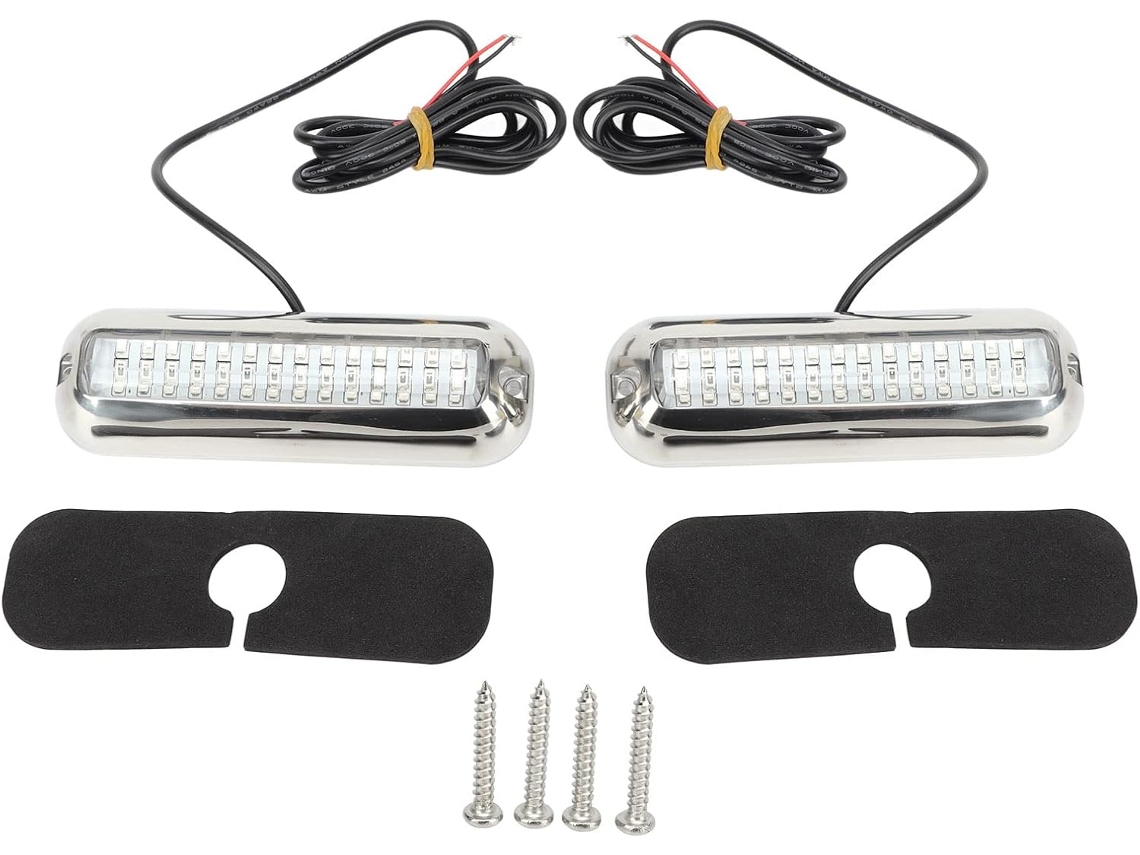 Luz de popa náutica con 42 LED, superbrillante, IP68, 1500 lm, para embarcaciones. SFUSHOS