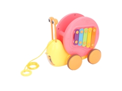 -juguete Musical Caracol Rastreante Con Sonidos Y Luces Para Bebé, Mejora Coordinación, Interactivo, Rosa