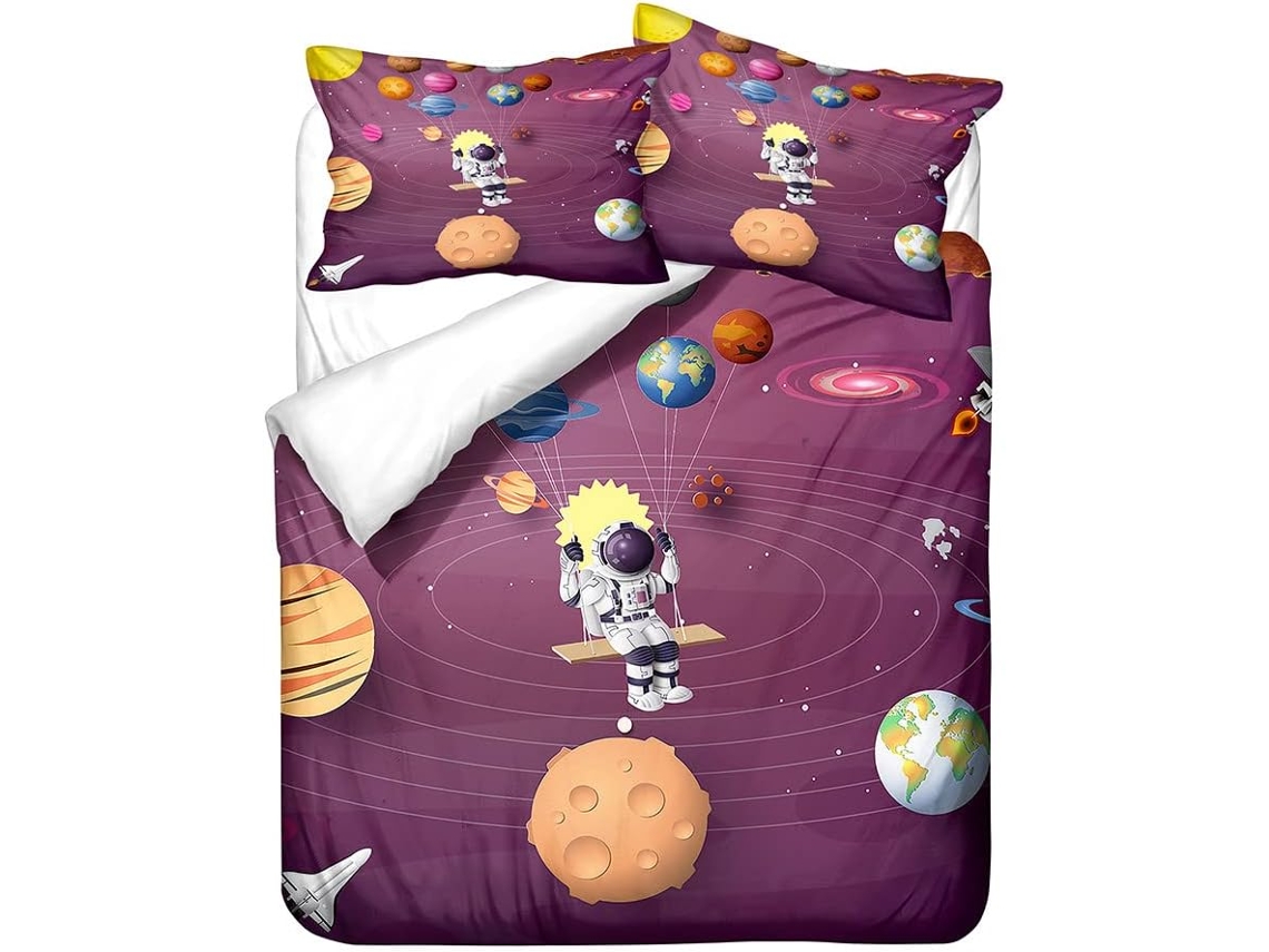 Funda nórdica y funda de almohada para niños de 135 x 200 cm, 135 x 200 cm