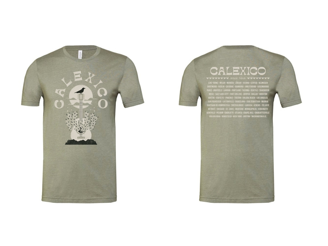 Calexico Calexico Tour 2022 T-shirt Rockinstone Unisex Adults Best Sellers Size:xxl