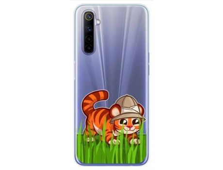 Carcasa Realme 6 TUMUNDOSMARTPHONE Dibujos Transparente Multicolor