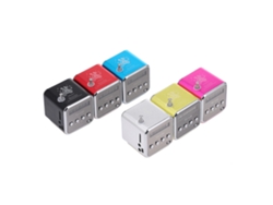 Mini Alto-falante Portátil Com Rádio Fm, Suporta Cartão Tf/usb, Reprodutor Mp3 Para Celular, Laptop E Dvd