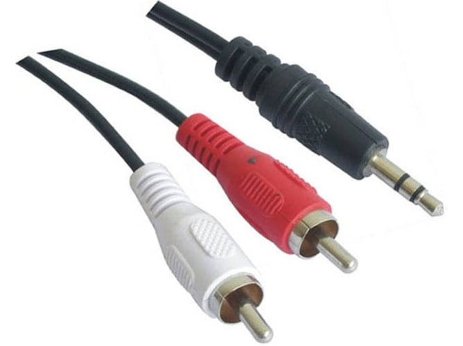 Cable Audio NANOCABLE (Jack 3.5 mm - 3 m - Negro)
