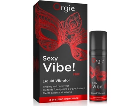 Estimulador ORGIE Sexy Vibe! Hot Vibrador Liquido Con Efecto Calor (15 ml)
