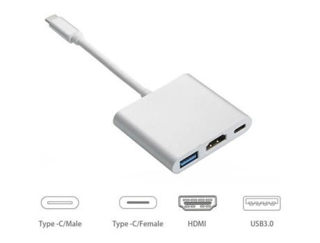 Adaptador Usb 30 Tipo C Usb-C A Hdmi Para Apple Nuevo Macbook Compatible Con Hdmi CHANGM