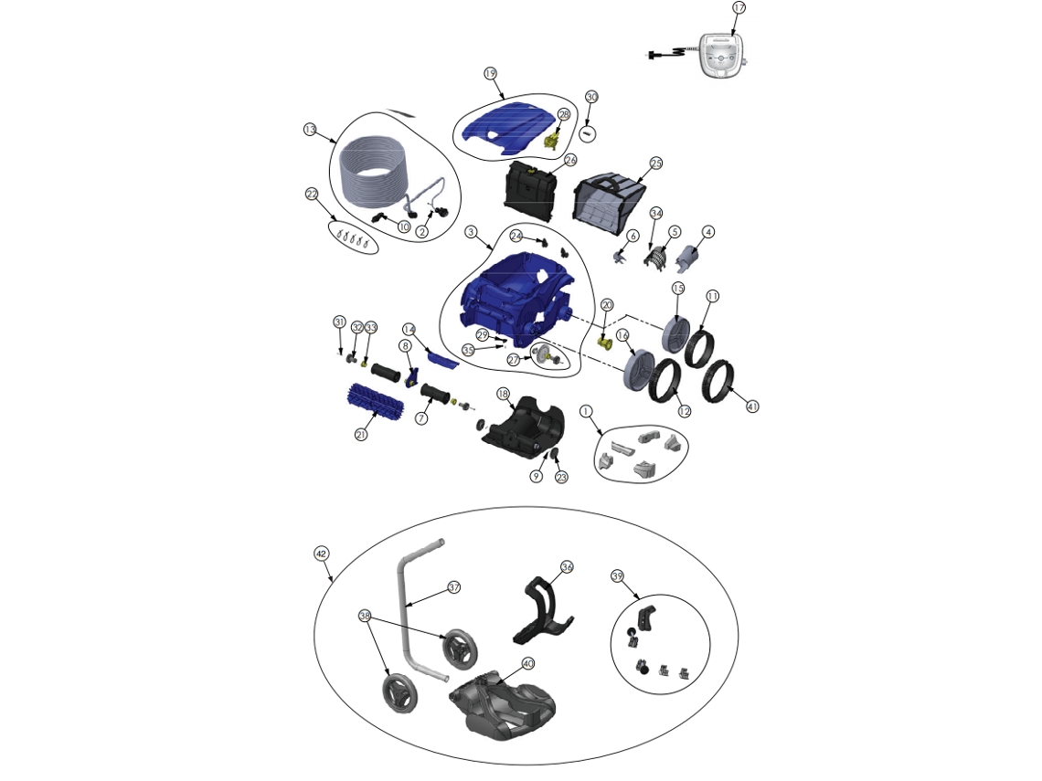 Aspirador Rv4/ Rv4310 ZODIAC - Recambios