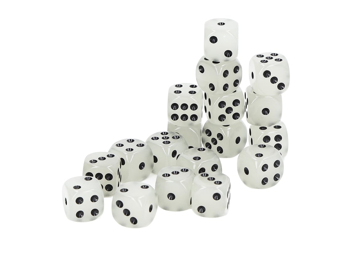 Bjww-set De 18 Dados Luminosos De 6 Faces 14mm Para Jogos De Mesa, Festas, Natal, Bar, Ktv