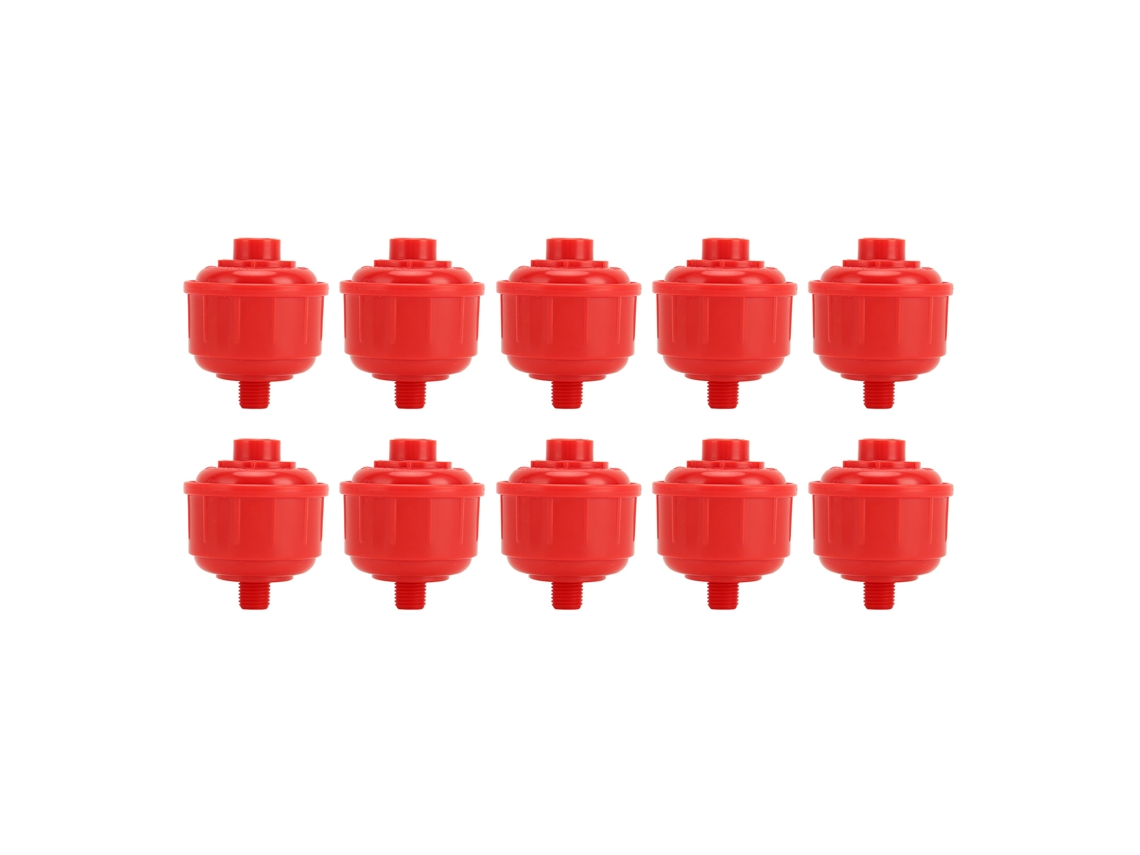 10 Filtros Desechables Para Pistola Pulverizadora, Rosca De 1/4 De Pulgada, Plástico Resistente Al Desgaste.